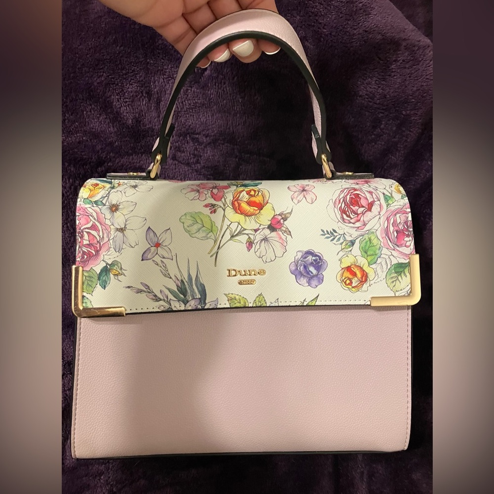 Dune London Floral satchel, top handle, and/or crossbody purse bag